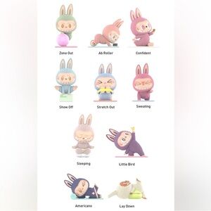 Labubu The Monsters Lazy Yoga Series Blind Box